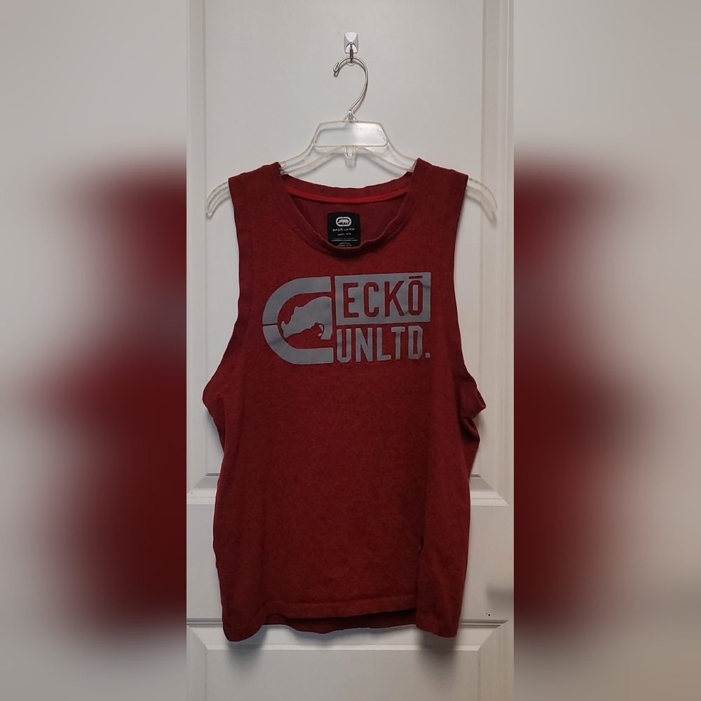 Ecko Unltd Red Sleeveless Tank Top
